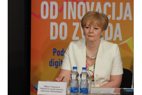 Biljana Vuksanović, državna sekretarka Ministarstva građevinarstva, saobraćaja i infrastrukture.JPG