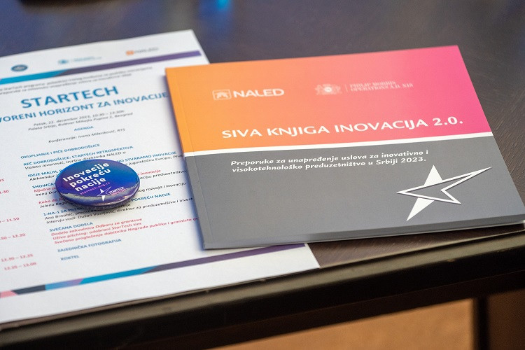 Siva knjiga inovacija – 45 preporuka za razvoj inovativnog i visokotehnološkog preduzetništva u Srbiji